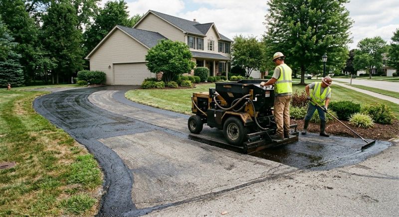 Residential Asphalt Sealing in Columbus, OH