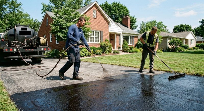 Residential Driveway Sealcoating in Fort Myers, FL